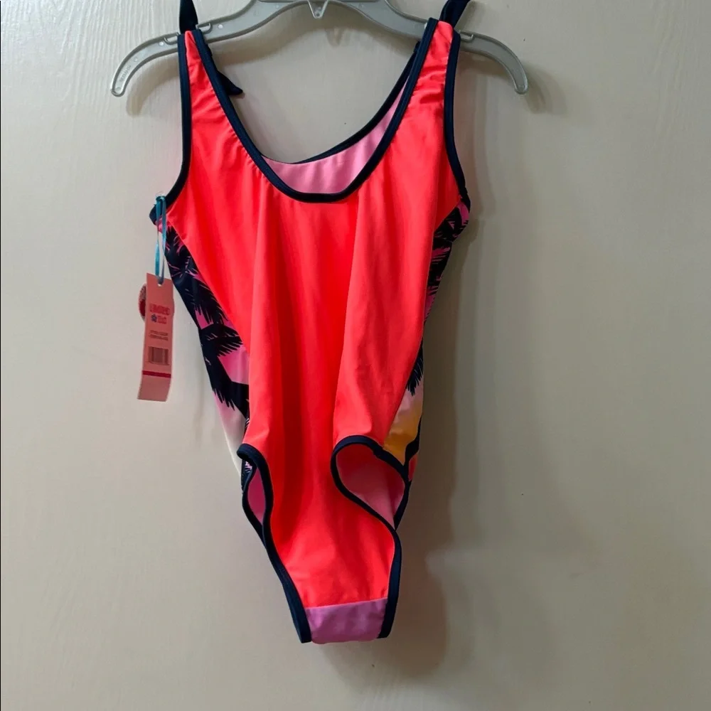Limited Too Tropical Unicorn Kids Swimsuit - Pink and Purple